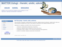 Tablet Screenshot of matter.malkinia.pl