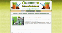 Desktop Screenshot of ogrody.malkinia.com